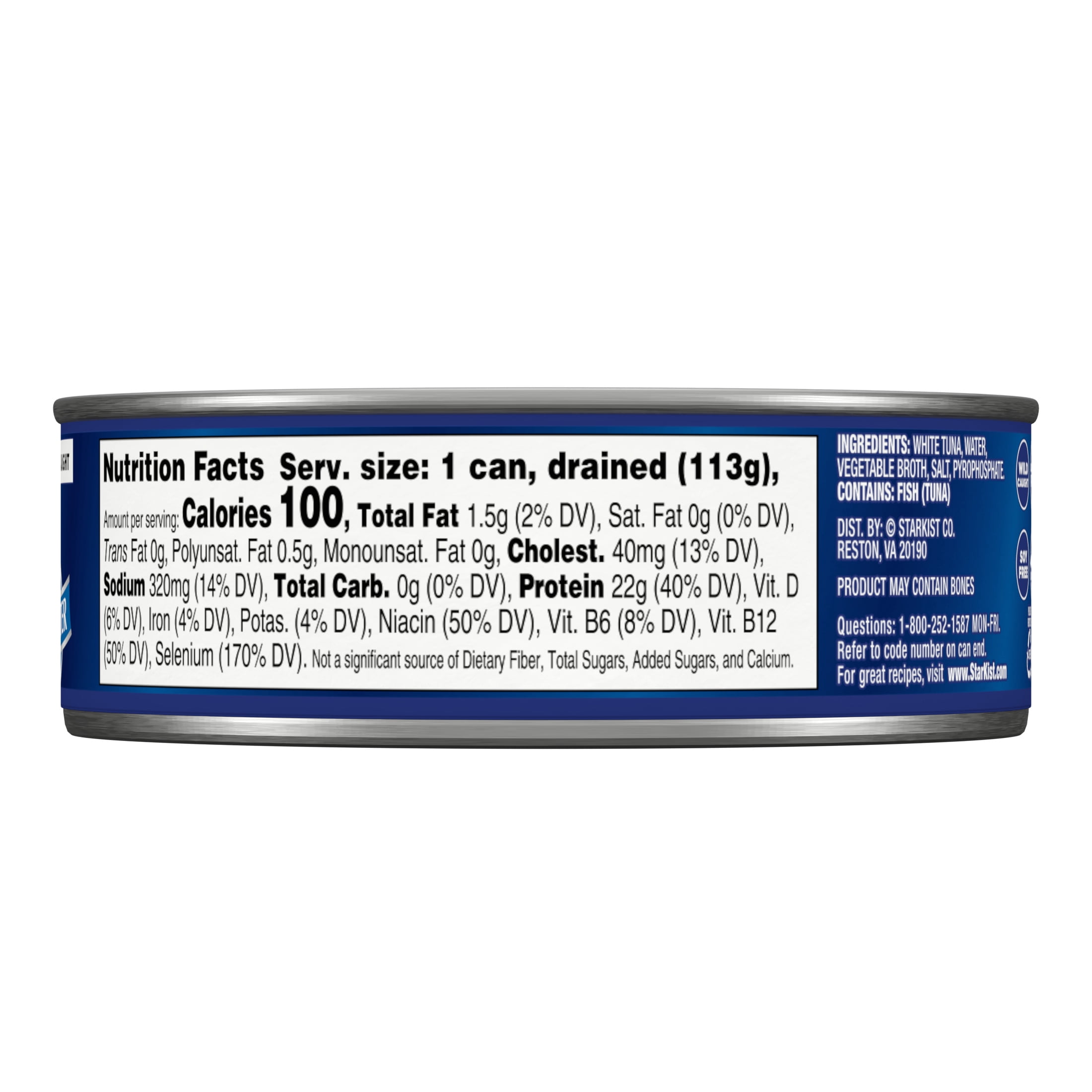 (12 pack) StarKist Chunk White Albacore Tuna in Water, 22g Protein, 5 oz Can