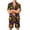 Purple #19, variant on Halloween Matching Pajamas for Men Pj Sets Bat Pumpkin Print Button Down Sleepwear Yellow S