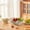 Light Gray, variant on Wavy Edge Fruit Bowl, Light Grey Plastic Serving Bowl for Fruits Snacks & Salad, Large Capacity Decorative Bowl for Kitchen Counter Coffee Table, BPA-Free
