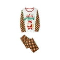thumbnail image 2 of Christmas Parent-child Outfit Wear Santa Claus Dot Printing Long Sleeve Round Collar Sleepwear, 2 of 9