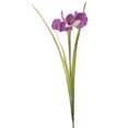 thumbnail image 5 of 26" Artificial Iris Flower, Real Touch Fake Flower Bouquet with Long Stem for Flower Arrangement, Wedding Centerpiece, Bridal Bouquet, Home Kitchen Party Decor, 5 of 8