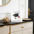 thumbnail image 5 of 10 Pack 2026 Graduation Cards with Envelopes, Blank Inside for Handwritten Message, Watercolor Graduation Cap Design, 5x5 Inch Square Greeting Card for High School College Graduate, 5 of 6