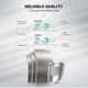 thumbnail image 2 of Stainless Steel Tongue Scraper Double Sided Curved Shape Tongue Cleaner for Adults Kids Improve Oral Condition Reduce Bad Breath, 2 of 5