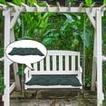 thumbnail image 3 of Cojín de Reemplazo para asiento de patio Sunnimix Verde 120x50x10cm cubierta de banco, 3 of 7