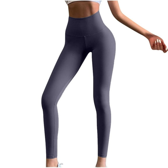 Olyvenn Women's High Waist Peach Hip Lifting Fitness Pants Bow Trendy Sports Fitness Pants Yoga Full Length Pants for Women Trendy 2023 Blue 4