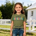 thumbnail image 2 of Hihipz Last Day Of Kindergarten T Shirt For Toddler Girls Letter Print Short Skleeve Graphic Tees Kids Kindergarten T-Shirt, 2 of 4