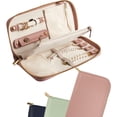 thumbnail image 1 of Funda organizadora de viaje para joyas FEMIECHO, sin enredos, rosa, 1 of 6
