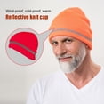thumbnail image 1 of pitrice Skull Caps for Men Reflective Liner Solid Color Winter Beanie Warm Multifunction Windproof Coldness Protection Casual Cycling Wine Red, 1 of 6