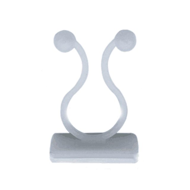 M 100 Uds. Clips de fijación de pared para plantas trepadoras invisibles, soporte de fijación de gancho adhesivo autoadhesivo