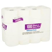great value bathroom tissue, 1000 sheets, 24 rolls - walmart great value bathroom tissue, 1000 sheets, 24 rolls - walmart