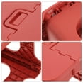thumbnail image 4 of MEIBUTYUP Portable Plastic Folding Stool Red Compact Durable for Outdoor Fishing Hiking and Garden, 4 of 8