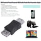 thumbnail image 1 of Conector USB hembra a hembra Adaptador de conversión de cabeza hembra doble USB, 1 of 6