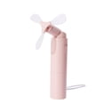 thumbnail image 1 of Clearance Ventilador de mano portátil recargable USB con batería tiempo de ejecución pequeño ventilador de mano bolsillo plegable ventilador personal regalos para mujeres niñas hombres oficina, viajes, 1 of 3