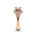 thumbnail image 3 of Peach Pink Sapphire Engagement Ring, 3 of 4