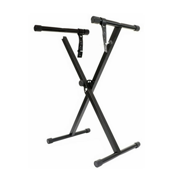 MANNYA Digital Piano Stand Single-X Keyboard Stand Keyboard Rack Music Piano Keyboard Stand with 7 Adjustable Height Positions