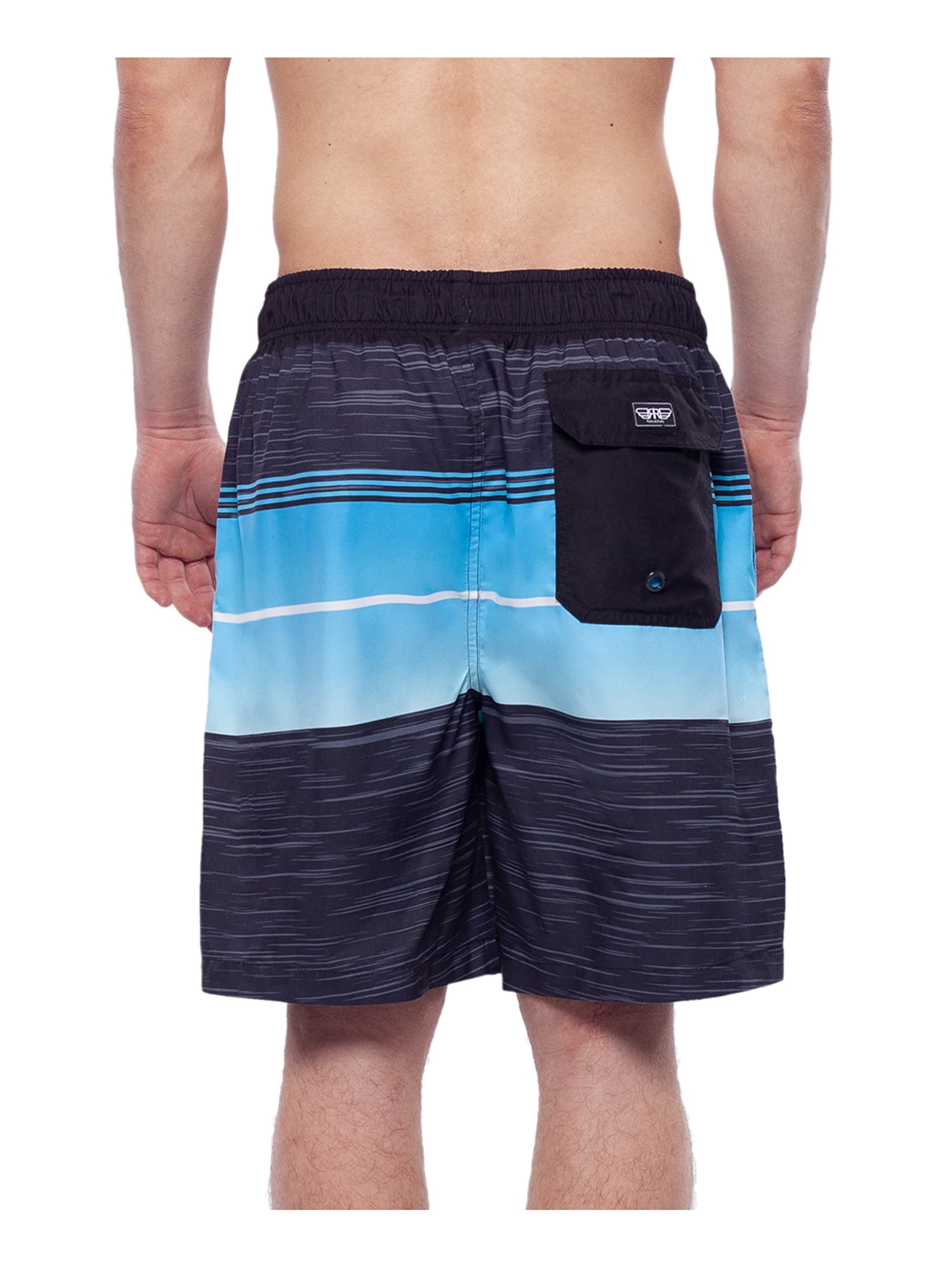 Rokka&Rolla Men's 8" Mesh Lined Swim Trunks, up to Size 2XL