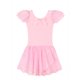 thumbnail image 4 of Conjuntos de blusas y camisas de cuello redondo y manga corta Ropa de baile para niñas Vestido de práctica de red con lentejuelas de manga larga con espalda en forma de corazón Conjunto de dos piezas, 4 of 7