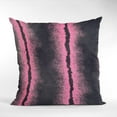 thumbnail image 2 of Plutus Fuchsia Black Fluffy Fields Animal Faux Fur Luxury Throw Pillow - Double sided 26" x 26", 2 of 5