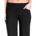 thumbnail image 6 of MixMatchy Women's Relaxed Boot-Cut Stretch Office Pants Trousers Slacks, 6 of 6