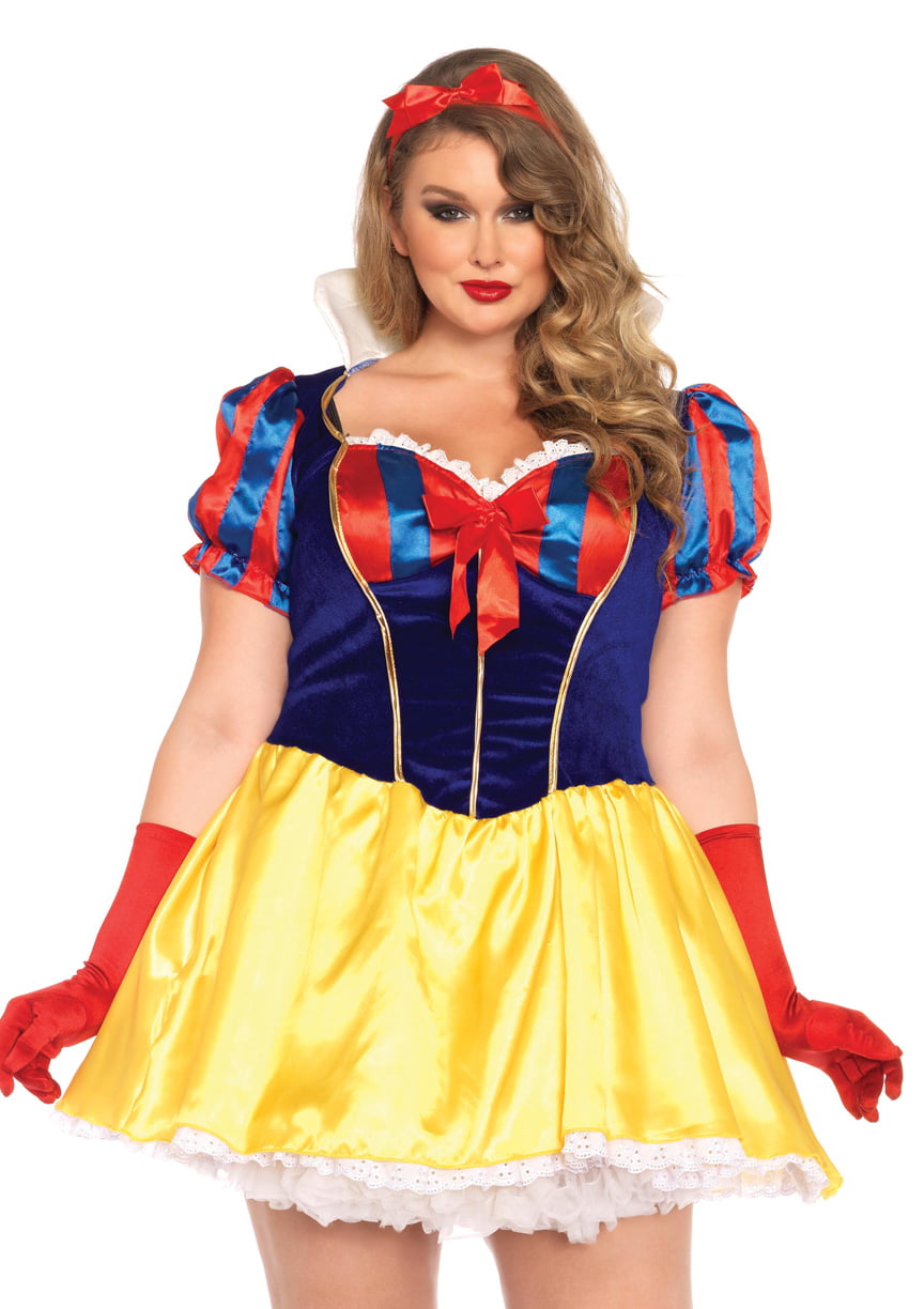 Torrent Imponerende Landsdækkende Leg Avenue Women's Plus-Size Snow White Poison Apple Princess Costume,  Multi, 1X - Walmart.com