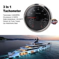 thumbnail image 3 of Tachymètre 110mm DC 9 à 32V 6000RPM 0 à 150PSI pour Camion Bateau RV, 3 of 7