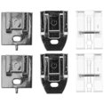 thumbnail image 1 of Miangastore Invisible Zipper Foot for Sewing Machine Accessory Black Plastic 2 Sets of 6pcs, 1 of 8