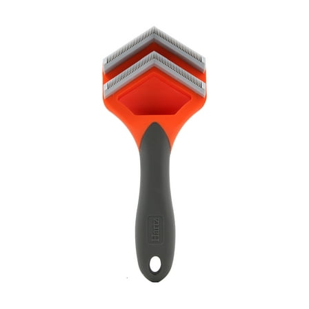 Hartz Groomer's Best Fur Fetcher De-Shedder Grooming Brush for Dogs