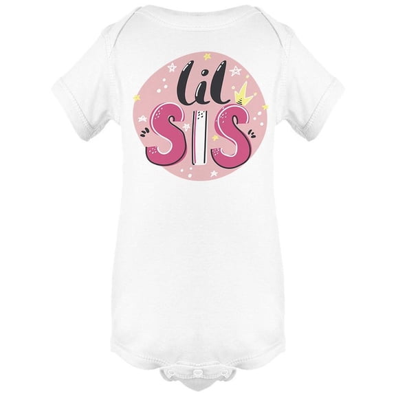 Lil Sis Bodysuit Infant -Image by Shutterstock Infant Bodysuit,  Newborn