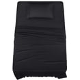 thumbnail image 1 of Juego de sábanas Utopia Bedding Twin XL de microfibra cepillada, color negro, 1 of 7