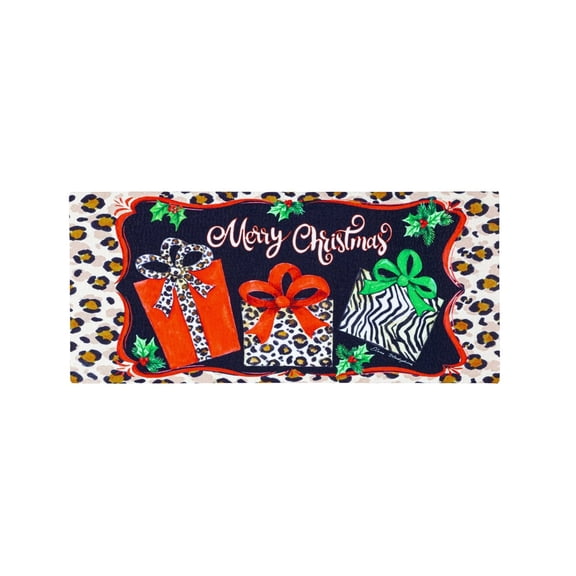 Evergreen Animal Print Presents Sassafras Switch Mat