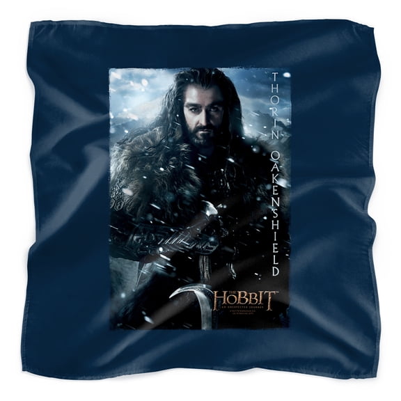 The Hobbit Thorin Poster Bandana (21 in x 21 in)