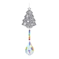 thumbnail image 2 of Atrapasol de cristal con prismas, atrapasol para jardín, hogar, ventana, decoración colgante Árbol de Navidad 50cm, 2 of 8