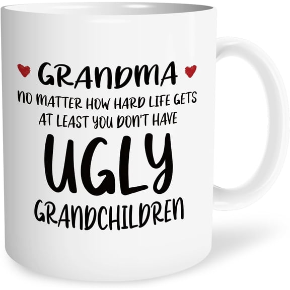 grandma mugs, gifts for grandma, grandma coffee mug. best grandma gifts, nana mug, i love you grandma, christmas gifts for grandparents, great grandma Mugs 11 Oz