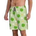 thumbnail image 2 of Fuzoiu St Patrick's Day11 Print Men's Beach Shorts,Men's Swim Trunks,Quick Dry Board Shorts with Pockets,Men's Bathing Suits for Surfing, Running, and Casual Wear-Medium, 2 of 6