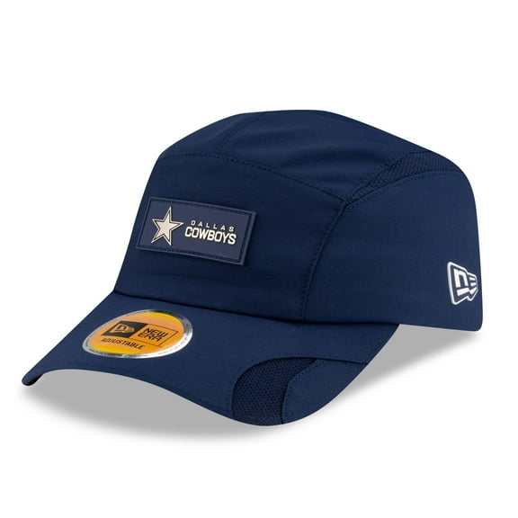 Men's New Era Navy Dallas Cowboys 2025 Sideline  Runner Adjustable Hat