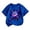12Blue67, variant on WERYOUNG Girls Graphic Tees Cute Short Sleeve Round Neck Cartoon Baseball Print Tee For Toddler Kids Fashion Casual Wear Trendy Top 2-3 Years