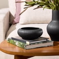 thumbnail image 6 of Better Homes & Gardens Soft Curve Black Ribbed Ceramic Decorative Bowl, 7.55", 6 of 7