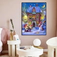 thumbnail image 3 of Holiday Ornaments 5d Diy Snow Christmas Diamond Painting Kit Home Decoration Frameless N07959, 3 of 4