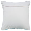 thumbnail image 6 of Laddha Home Designs Handwoven Two Tone Jacquard Cotton Throw Pillow Cover - 20" - Blue and White, 6 of 12