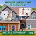 thumbnail image 3 of Outdoor Wireless Doorbell Alarm Welcome Chime Home Door Bell Intelligent Smart Melodies Alarm with Light-US Plug, 3 of 6