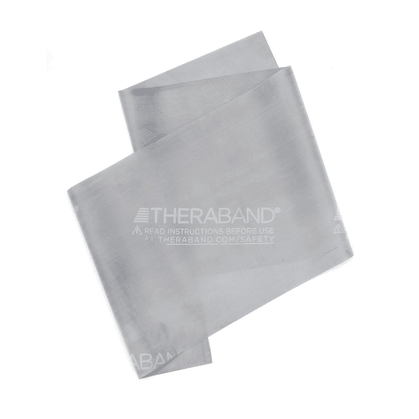 Theraband Professional Latex Resistance Bands, 6 Yard Roll, Super Heavy, Silver