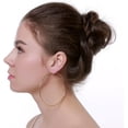 thumbnail image 2 of 90mm(3.5'') Large Circle Endless Hoop Earrings Hypoallergenic Extra Big Round Huggie Hoops Earring Minimalist Hooped Christmas Jewelry Gifts for Women, 2 of 6