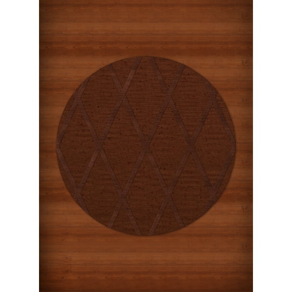 Dalyn Dover Area Rug DV11 Dv11 Paprika Lines Diamonds 12' x 12' Round