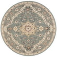 thumbnail image 2 of Nourison Antiquities Machine Woven Slate Blue Area Rugs 7'10" x 7'10", 2 of 3