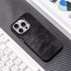 thumbnail image 3 of Funda de cuero de fibra de lujo para carga inalámbrica magnética MagSafe para iPhone 16 15 14 13 12 Pro Max Plus, cubierta trasera suave a prueba de golpes, 3 of 5