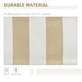 thumbnail image 6 of Patio Umbrellas Outsunny 12' x 10' Retractable Awning Patio Awnings Sun Shade Shelter with Manual Crank Handle, 280g/m² UV & Water-Resistant Fabric and Aluminum Frame for Deck, Balcony, Yard, Beige a, 6 of 10