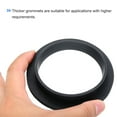 thumbnail image 3 of Uxcell T Type Rubber Grommet Mount Dia 80mm ID 73mm Seal Protection Flexible Hole Plugs Cable Pipe Black, 3 of 5