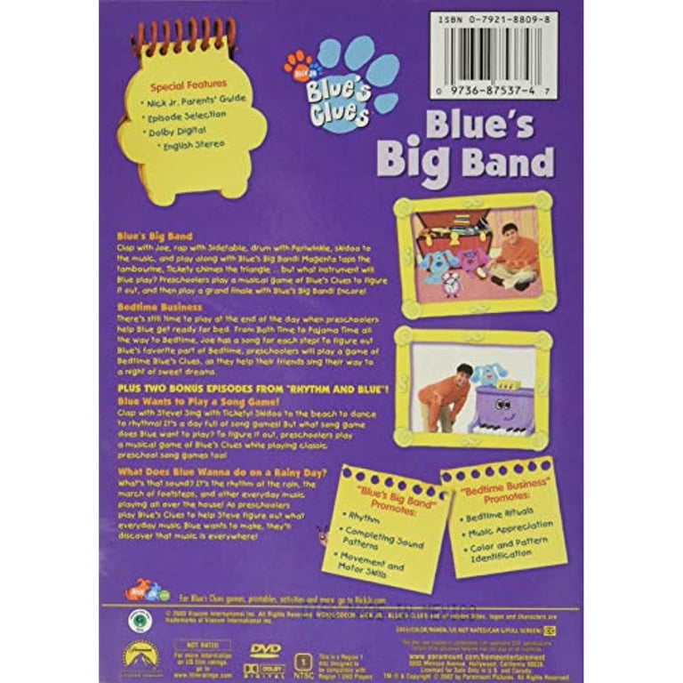 Nickelodeon - Blue's Big Band [DIGITAL VIDEO DISC] - Walmart.com