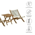 thumbnail image 2 of Vienna 3-Piece Folding Lounge Chairs and Side Table in Natural Natural, 2 of 10