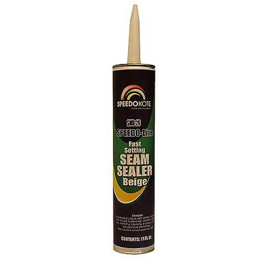 Beige Fast Setting Auto Body Seam Sealer for Autobody, SMR26, 11 oz